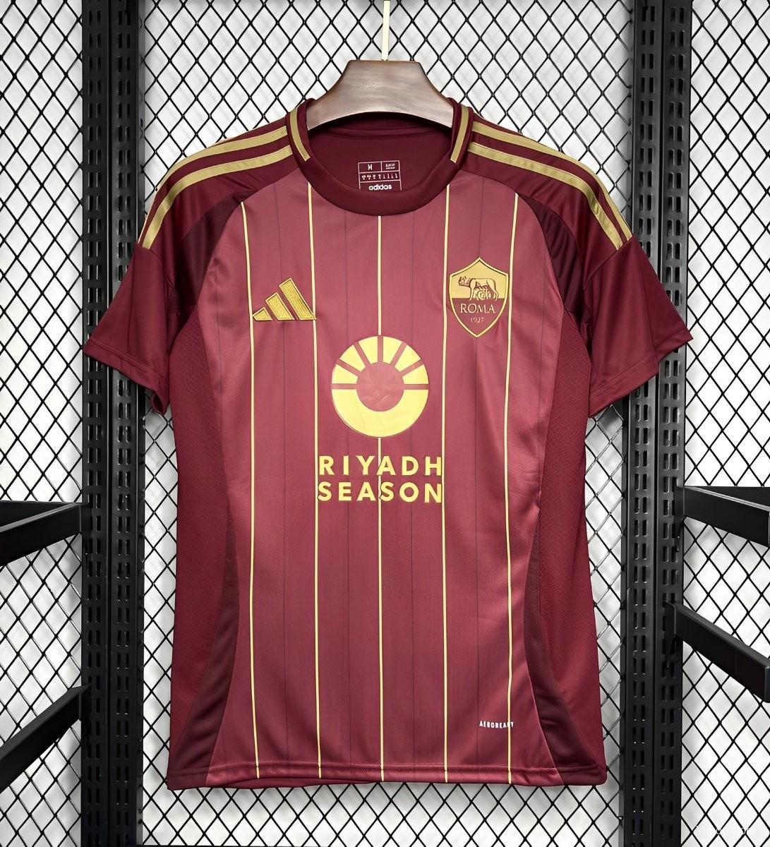 Camiseta de fútbol Roma 2024/25 LOCAL MANGA CORTA VERSION FAN